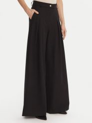 Maryley Spodnie materiałowe 25IB579/43NE Czarny Regular Fit. Czarne spodnie materiałowe Maryley, bez wzorów, z materiału. Za 379.99 zł.