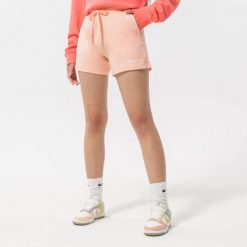 SPODENKI DAMSKIE SPORTOWE CHAMPION-SZORTY SHORTS KRÓTKIE KOLOR POMARAŃCZOWY. Brązowe szorty sportowe Champion, bez wzorów, z bawełny, do biegania. Za 65.88 zł.