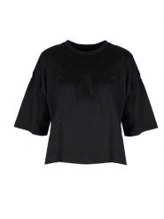 Diesel Black Gold Top "Ticony" | 00SLWI-BGTIH | Ticony Top | Kobieta | Czarny. Czarne topy Diesel, xs, bez wzorów, z bawełny, bez kołnierzyka, bez ramiączek. W wyprzedaży za 199.00 zł.