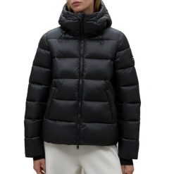 Kurtka ECOALF HIMALAYA Czarny. Czarne kurtki Ecoalf, bez wzorów, z tkaniny, bez kaptura. Za 765.99 zł.