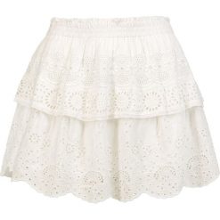 Spódnica LOVESHACKFANCY CHARMAINE. Białe spódnice LoveShackFancy, m, w ażurowe wzory, z koronki, vintage, mini, dopasowane. Za 1,840.00 zł.