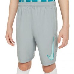 Spodenki Dziecięce Academy DriFIT. Szare szorty Nike, bez wzorów. Za 88.99 zł.