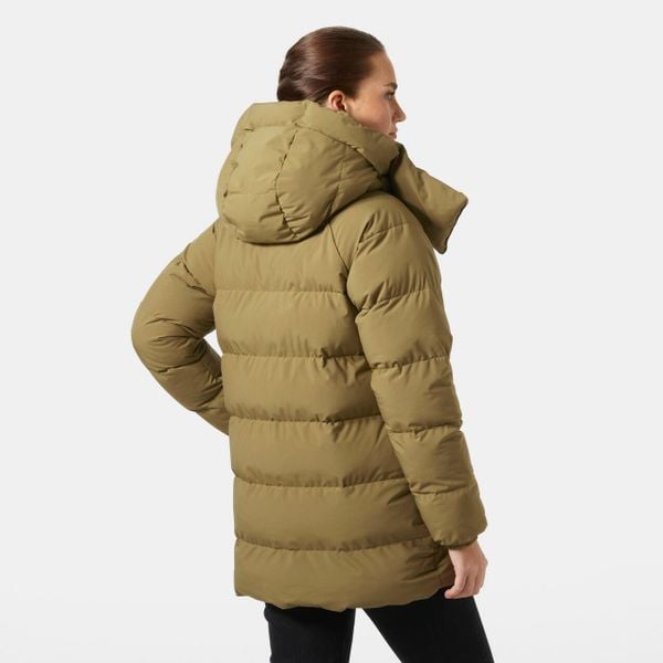 Parka damska z kapturem Helly Hansen Ellie. Brązowe płaszcze Helly Hansen, na zimę, bez wzorów, z syntetyku, z kapturem. W wyprzedaży za 1,056.00 zł.