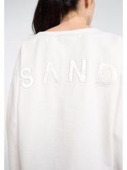 ELBSAND Bluza "Aleah" w kolorze białym rozmiar: XS. Białe bluzy bez kaptura ELBSAND, xs, bez wzorów, z bawełny, bez kaptura. Za 130.99 zł.