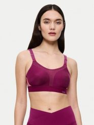 Triumph Biustonosz sportowy Triaction Extreme Lite 10163839 Bordowy. Czerwone biustonosze sportowe Triumph, bez wzorów, z syntetyku. Za 168.00 zł.