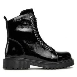 Botki Loretta Vitale. Czarne botki Loretta Vitale, bez wzorów, bez obcasa, na płaskiej podeszwie, bez zapięcia. Za 259.99 zł.