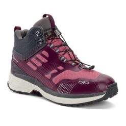 Buty trekkingowe damskie CMP Pohlarys Mid Wp. Czerwone buty trekkingowe CMP, bez zapięcia. Za 279.99 zł.