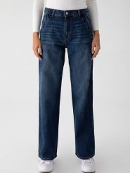 LTB Dżinsy "Lenora" - Comfort fit - w kolorze granatowym rozmiar: W27. Niebieskie jeansy LTB, z aplikacjami, ze skóry, z podwyższonym stanem. Za 97.05 zł.
