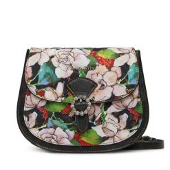 Torebka Laura Vita. Czarne listonoszki LAURA VITA, bez wzorów, bez dodatków. Za 219.99 zł.