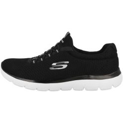 Buty do biegania damskie Skechers Sneaker Summits. Czarne buty do biegania Skechers, bez wzorów, z materiału, bez zapięcia, do biegania. Za 292.00 zł.