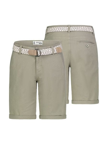 Sublevel Bermudy w kolorze oliwkowym rozmiar: XXL. Brązowe szorty Sublevel, bez wzorów, z tkaniny. Za 87.40 zł.