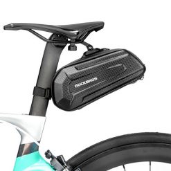 Sakwa rowerowa pod siodełko Rockbros 1,5L pancerna. Czarne torebki klasyczne ROCKBROS, bez wzorów, sportowe, bez dodatków. Za 99.00 zł.