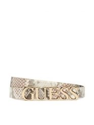 Guess Pasek Damski BW9258 P5320 Szary. Szare paski Guess, z aplikacjami, ze skóry. Za 199.99 zł.