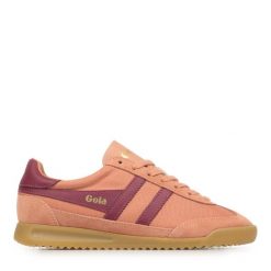 Sznurowane trampki damskie Gola Topspin. Brązowe trampki Gola, bez wzorów, z gumy, retro, bez zapięcia. Za 404.20 zł.