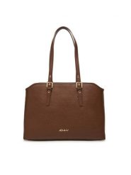 JENNY Torebka C-JEN-L-012-08 Brązowy. Brązowe torebki klasyczne Jenny, bez wzorów, z materiału, bez dodatków. Za 159.99 zł.