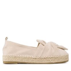 Espadryle DeeZee. Brązowe espadryle DeeZee, bez wzorów, bez obcasa. Za 89.99 zł.