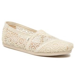 Półbuty Toms. Brązowe półbuty wsuwane TOMS, bez wzorów, bez obcasa, na płaskiej podeszwie. Za 279.99 zł.