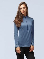 LaMunt Koszulka funkcyjna w kolorze niebieskim rozmiar: 36. Niebieskie t-shirty sportowe LaMunt, bez wzorów, z materiału, bez ramiączek, outdoorowe. Za 162.49 zł.