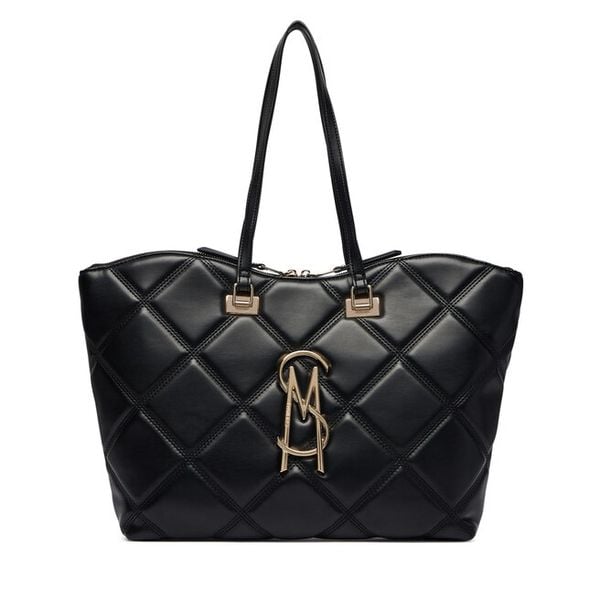 Torebka Steve Madden. Czarne shopper bag Steve Madden, bez wzorów, bez dodatków. Za 531.99 zł.