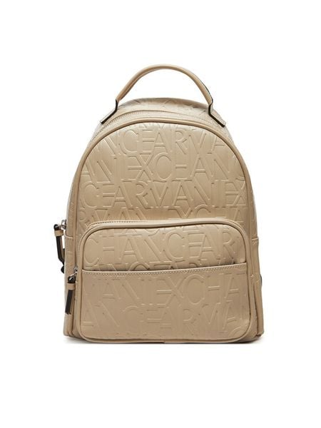 Armani Exchange Plecak 942805 CC793 U1092 Beżowy. Brązowe plecaki Armani Exchange, bez wzorów, ze skóry, bez dodatków. Za 469.99 zł.