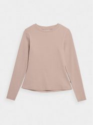 Outhorn Bluzka OTHAW23TLONF176 Różowy Regular Fit. Czerwone bluzki Outhorn, xs, bez wzorów, z bawełny, bez kołnierzyka, bez ramiączek. Za 49.99 zł.