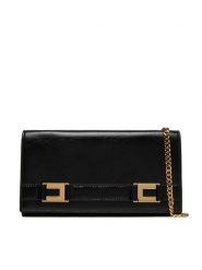 Elisabetta Franchi Portfel PF-65A-61E2-V270 Czarny. Czarne portfele Elisabetta Franchi, bez wzorów, ze skóry. Za 1,149.99 zł.