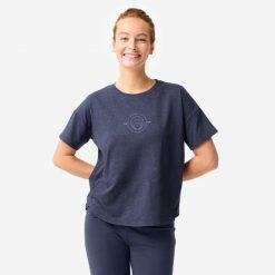 Koszulka do jogi damska Kimjaly krótki rękaw. Czarne t-shirty sportowe KIMJALY, xl, bez wzorów, z bawełny, bez ramiączek, na fitness i siłownię. Za 49.99 zł.