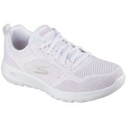 Buty sportowe damskie Skechers Go Walk Joy. Fioletowe buty treningowe Skechers, bez wzorów, bez zapięcia. Za 390.00 zł.