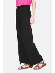 ASSUILI Lniane spodnie w kolorze czarnym rozmiar: 36. Czarne spodnie materiałowe Assuili, bez wzorów, ze lnu. Za 121.99 zł.