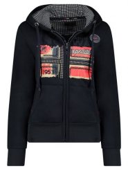 Geographical Norway Bluza "Farlotte" w kolorze granatowym rozmiar: XXL. Niebieskie bluzy Geographical Norway, xxl, z aplikacjami, bez kaptura. Za 101.23 zł.