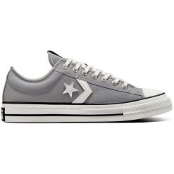 Buty sportowe Converse Star Player 76 Premium Canvas. Szare buty sportowe lifestyle Converse, bez wzorów, retro, bez zapięcia. Za 490.00 zł.