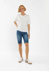Szorty jeansowe, Slim Fit, E-NEDA. Niebieskie szorty Volcano, bez wzorów, z bawełny, klasyczne. Za 149.99 zł.