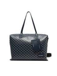 KARL LAGERFELD Torebka A1W30182 Granatowy. Niebieskie shopper bag KARL LAGERFELD, bez wzorów, ze skóry, bez dodatków. Za 749.99 zł.