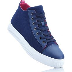 Wysokie sneakersy bonprix ciemnoniebiesko-różowy. Buty sportowe lifestyle marki Mohito. Za 89.99 zł.