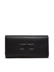 Elisabetta Franchi Torebka BS-76N-47E2-V450 Czarny. Czarne kopertówki Elisabetta Franchi, bez wzorów, ze skóry, bez dodatków. Za 2,149.00 zł.