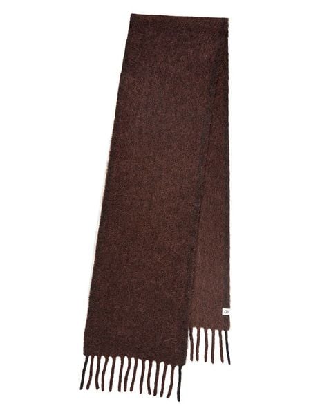 Becksöndergaard Wełniany szal "Solid Yuta" w kolorze brązowym - 210 x 26 cm rozmiar: onesize. Brązowe szaliki i kominy Becksöndergaard, bez wzorów, z materiału. Za 255.34 zł.