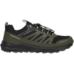 Buty trekkingowe Endurance Ferill WP. Brązowe trekkingi Endurance, bez wzorów, z materiału, bez zapięcia, do biegania. Za 344.50 zł.