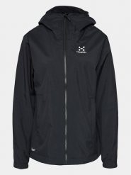Haglöfs Kurtka przeciwdeszczowa Korp Proof 606219 Czarny Active Fit. Czarne kurtki Haglöfs, m, bez wzorów, z syntetyku, bez kaptura. Za 439.00 zł.