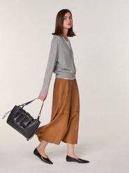 Rodier Wełniany sweter w kolorze szarym rozmiar: XL. Szare swetry Rodier, xl, bez wzorów, z koronki, bez ramiączek. Za 304.99 zł.