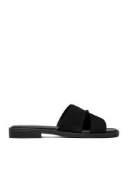 Lasocki Klapki CEO-RST-EMIE-05 Czarny. Czarne klapki Lasocki, bez wzorów, ze skóry, bez obcasa, bez zapięcia. Za 139.99 zł.