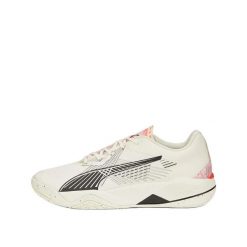 Obuwie sportowe PUMA Eliminate Power Nitro II RE Białe/Czarne/Pomarańczowe. Białe buty treningowe Puma, bez wzorów, z materiału, bez zapięcia, do piłki nożnej. Za 654.25 zł.