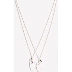 Naszyjniki z kotami - Jasny szar. Naszyjniki marki Reserved. Za 14.99 zł.