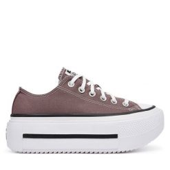 Trampki Converse. Brązowe trampki Converse, bez wzorów, retro, bez zapięcia. Za 399.99 zł.