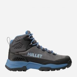 Buty trekkingowe damskie MILLET Ubic Mid Gore-Tex W Vibram. Zielone buty trekkingowe Millet, bez wzorów, z gore-texu, bez zapięcia, trekkingowe, gore-tex. Za 719.00 zł.