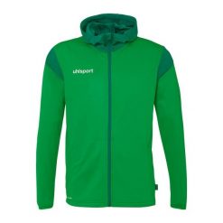 Bluza dresowa z kapturem Uhlsport Squad 27. Niebieskie bluzy Uhlsport, xl, bez wzorów, z dresówki, eleganckie, bez ramiączek, z kapturem. Za 211.00 zł.