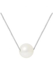 Pearl Addict Srebrny naszyjnik z perłą - dł. 42 cm rozmiar: onesize. Szare naszyjniki Pearl Addict, z materiału, z perłą, srebrne. Za 130.99 zł.