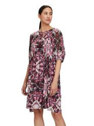 CARTOON Sukienka w kolorze jasnoróżowo-fioletowym rozmiar: 40. Różowe sukienki Cartoon, na co dzień, bez wzorów, bez kołnierzyka, bez ramiączek, midi, proste. Za 113.63 zł.