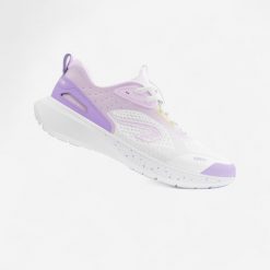 Buty do biegania damskie Kiprun Jogflow 190.1. Białe buty do biegania KIPRUN, bez wzorów, bez zapięcia, do biegania. Za 149.99 zł.