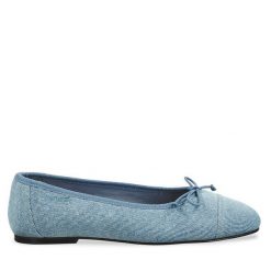 Baleriny Gant. Niebieskie baleriny Gant, bez wzorów, bez obcasa, bez zapięcia. Za 549.99 zł.