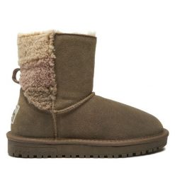 Śniegowce Pepe Jeans. Brązowe śniegowce Pepe Jeans, bez wzorów, z jeansu, bez zapięcia. Za 349.99 zł.
